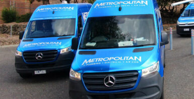 Metropolitan vans in a carpark